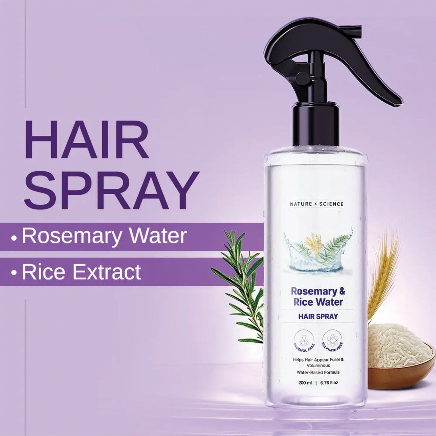 Rosemary Rice Hair Mist Spray