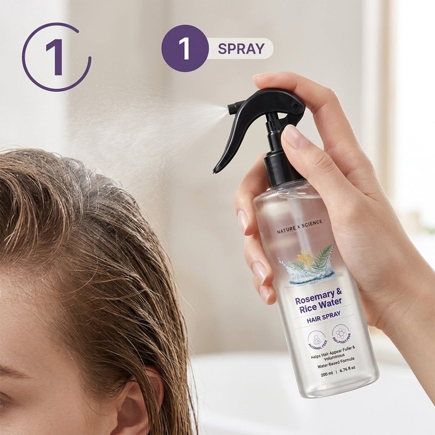 Rosemary Rice Hair Mist Spray