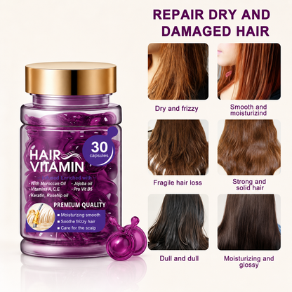 Hair Smoothing Serum Capsules