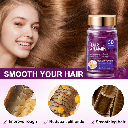 Hair Smoothing Serum Capsules
