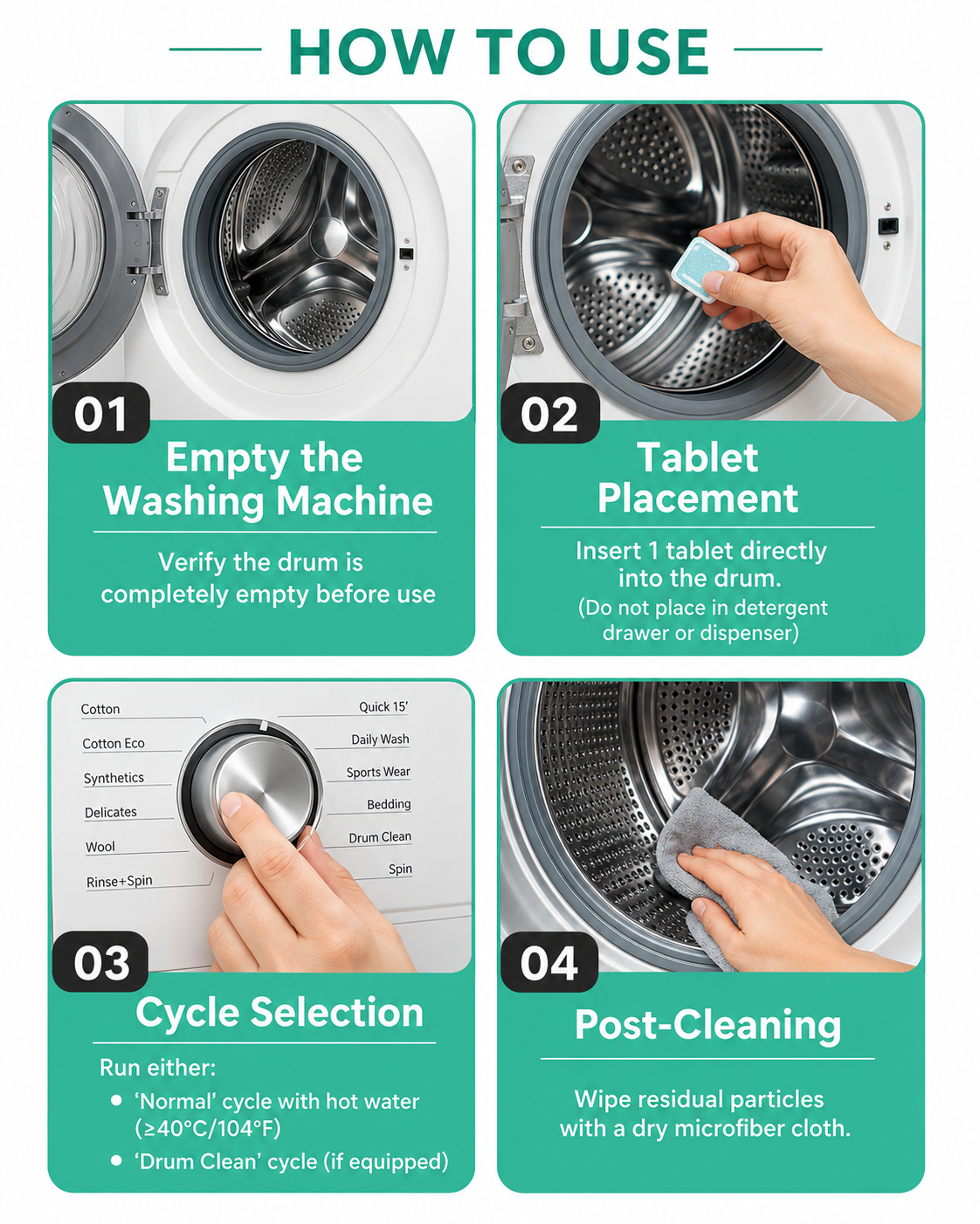 Clinclii FreshWash Tabs
