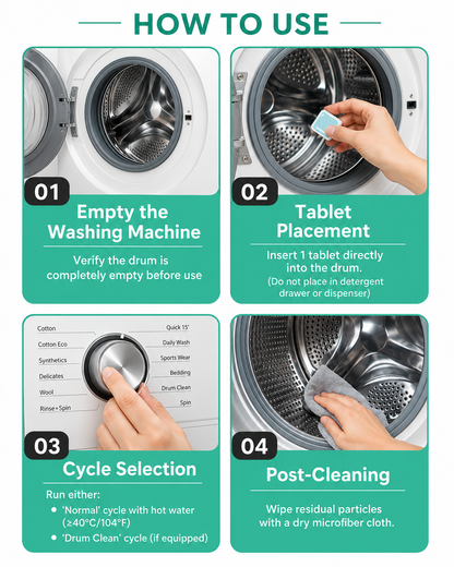 Clinclii FreshWash Tabs